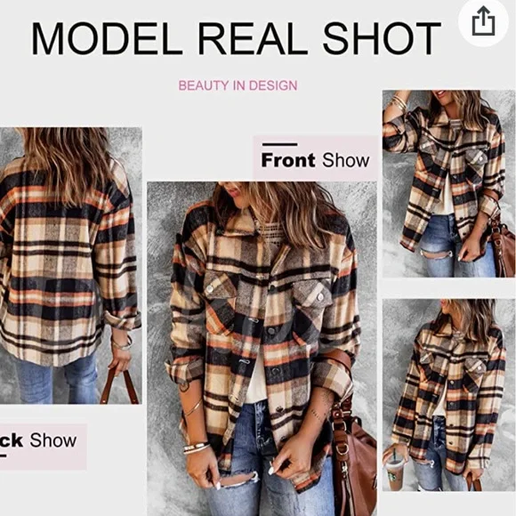 Plaid Shacket - Picture 6 of 14